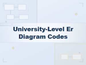 University-Level Er Diagram Codes for Database Design Projects